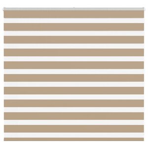 vidaXL Store zèbre marron sable largeur du tissu 155 9 cm polyester