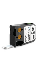 DYMO XTL - Etiquettes laminées d'enrobage de fils/câbles  21mm x 39mm - Noir sur Blanc