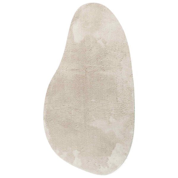vidaXL Tapis de surface HUARTE Beige 100 x 200 cm Polyester