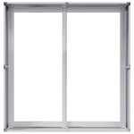 vidaXL Jardinière 80x80x40 cm acier galvanisé