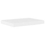 vidaXL Lit Viana avec matelas blanc 140x190 cm similicuir