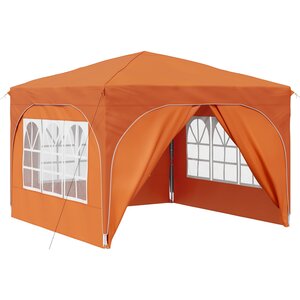 vidaXL Tente de fête pop-up 290 x 290 x 245 cm Orange