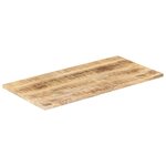 vidaXL Dessus de table bois de manguier solide 25-27 mm 100x60 cm