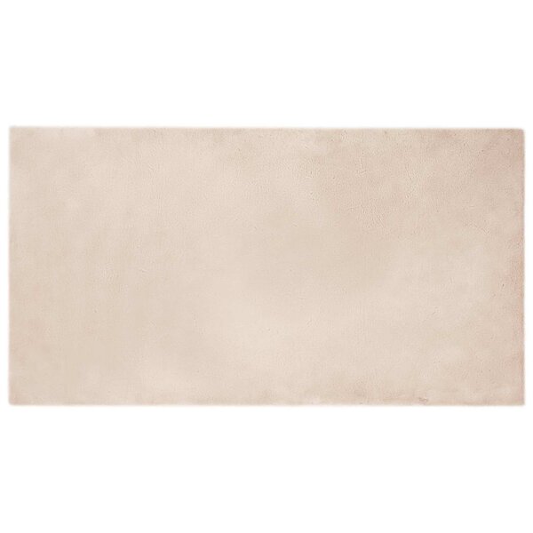 vidaXL Tapis en Fourrure Synthétique de Lapin Olite Taupe 60 x 110 cm