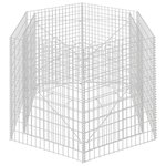 vidaXL Lit surélevé à gabion hexagonale 160x140x100 cm