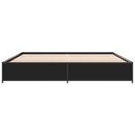 vidaXL Cadre de lit sans matelas noir 160x200 cm