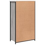 vidaXL Buffet haut sonoma gris 62x32x106 5 cm bois d'ingénierie
