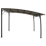 vidaXL Auvent pare-soleil de jardin 3x3x2 55 m Taupe