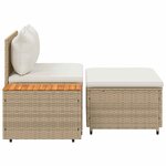 vidaXL Ensemble de canapés d'extérieur 4 -Seater 4 pc 55 x 30 x 39 cm