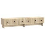 vidaXL Meuble TV 147 x 34 5 x 30 cm Chêne Sonoma Bois d'ingénierie