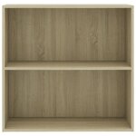 vidaXL Bibliothèque chêne sonoma 80x30x76 5 cm bois d'ingénierie