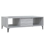 vidaXL Table basse Sonoma gris 103 5x60x35 cm Aggloméré