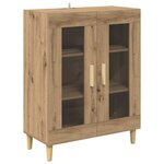 vidaXL Buffet Chêne artisanal 69 5 x 34 x 90 cm Bois d'ingénierie
