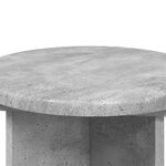 vidaXL Support de Plante 2 pièces Gris béton Ø29 5 x 40 cm