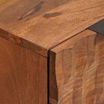 vidaXL Buffet 2 Pièces Finition Acacia Brun 60 x 33 x 75 cm