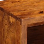 vidaXL Meuble TV multicolore 110x30x40 bois d'acacia massif