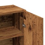 vidaXL Buffet vieux bois 70x34x90 cm bois d'ingénierie