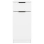 Armoire de bureau moderne avec tiroir et compartiments 33 5 x 50 x 75 cm en bois d'ingénierie blanc 02_0048010