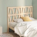 vidaXL Tête de lit 146x4x100 cm Bois massif de pin