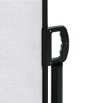 vidaXL Auvent latéral rétractable blanc 140x600 cm