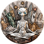 Monnaie DARKEST HOUR 2 Oz Argent 5$ Niue 2026 (PRÉCOMMANDE)