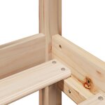 vidaXL Cadre de lit avec tête de lit 90x190 cm bois de pin massif
