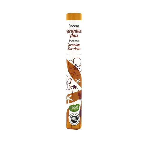 Encens Géranium-Anis Aromandise - 30 bâtonnets