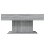 vidaXL Table basse Sonoma gris 96x50x45 cm Bois d'ingénierie