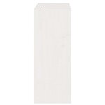 vidaXL Étagère à vin 2 Pièces Blanc 62 x 25 x 62 cm Pin massif