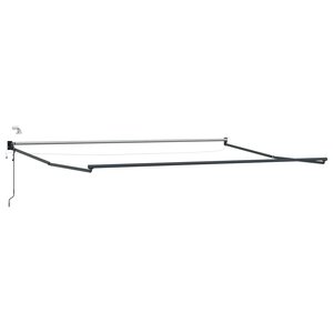 vidaXL Cadre de store rétractable électrique Anthracite 4 × 3 m