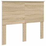vidaXL Cadre de lit Chêne Sonoma 120 x 190 cm Bois Ingénierie