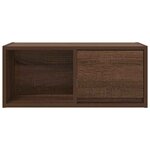 vidaXL Meuble TV chêne marron 60x31x25 5 cm bois d'ingénierie