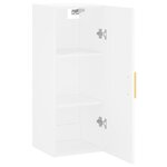vidaXL Armoire murale blanc 34 5x34x90 cm