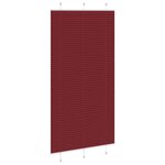 vidaXL Store plissé rouge bordeaux 105x200 cm largeur du tissu 104 4cm