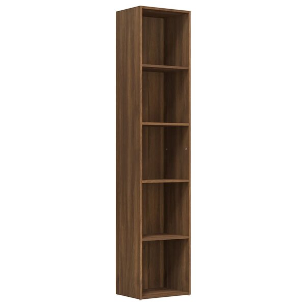 vidaXL Bibliothèque Chêne marron 40x30x189 cm Bois d'ingénierie