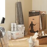 Pack and Move - Housse de protection tapis - Impérméable et anti-poussière - 3 m - Fermeture facile