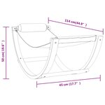 vidaXL Hamac à bascule pour enfants rayure bleue tissu