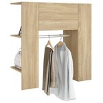 vidaXL Armoire de couloir Chêne sonoma 97 5x37x99 cm Bois d'ingénierie