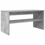 vidaXL Meuble TV Gris béton 80 x 35 x 40 cm Bois d'ingénierie