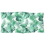 vidaXL Coussins de chaise à dossier bas lot de 6 modèle de feuille