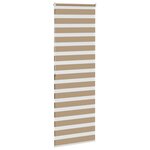 vidaXL Store zèbre marron sable largeur du tissu 75 9 cm polyester