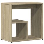vidaXL Tables d'appoint 2 Pièces chêne sonoma 50x30x50 cm bois ingénierie