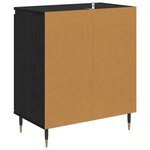 vidaXL Buffet Chêne noir 60 x 35 x 70 cm Bois d'ingénierie