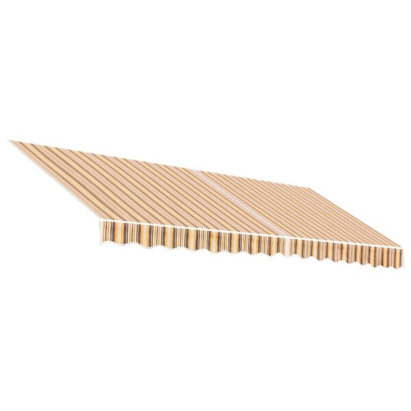 vidaXL Tissu de remplacement pour auvent rayures multicolores 4x3 5 m
