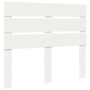 vidaXL Tête de lit Blanc 120 cm Bois d'ingénierie