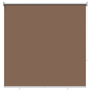 vidaXL Store enrouleur Protection UV Taupe 140 x 140 cm Polyester