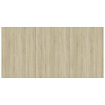 vidaXL Table à manger Chêne sonoma 180x90x76 cm Bois d’ingénierie