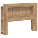 vidaXL Cabinet de Tête de Lit Chêne artisanal Bois d’ingénierie