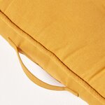 Coussin rehausseur pour canapé en coton  Jaune moutarde - HOMESCAPES
