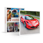 Pilotage passion : 3 tours au volant d’une ferrari f8 tributo sur le circuit du luc-en-provence - smartbox - coffret cadeau sport & aventure
